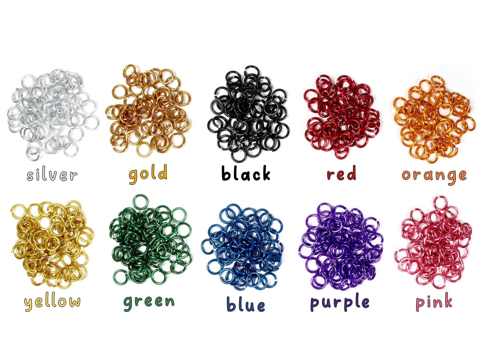 DIY Chainmail Keychain Kit - Beginner Metal Fidget Toy Craft Supplies ...