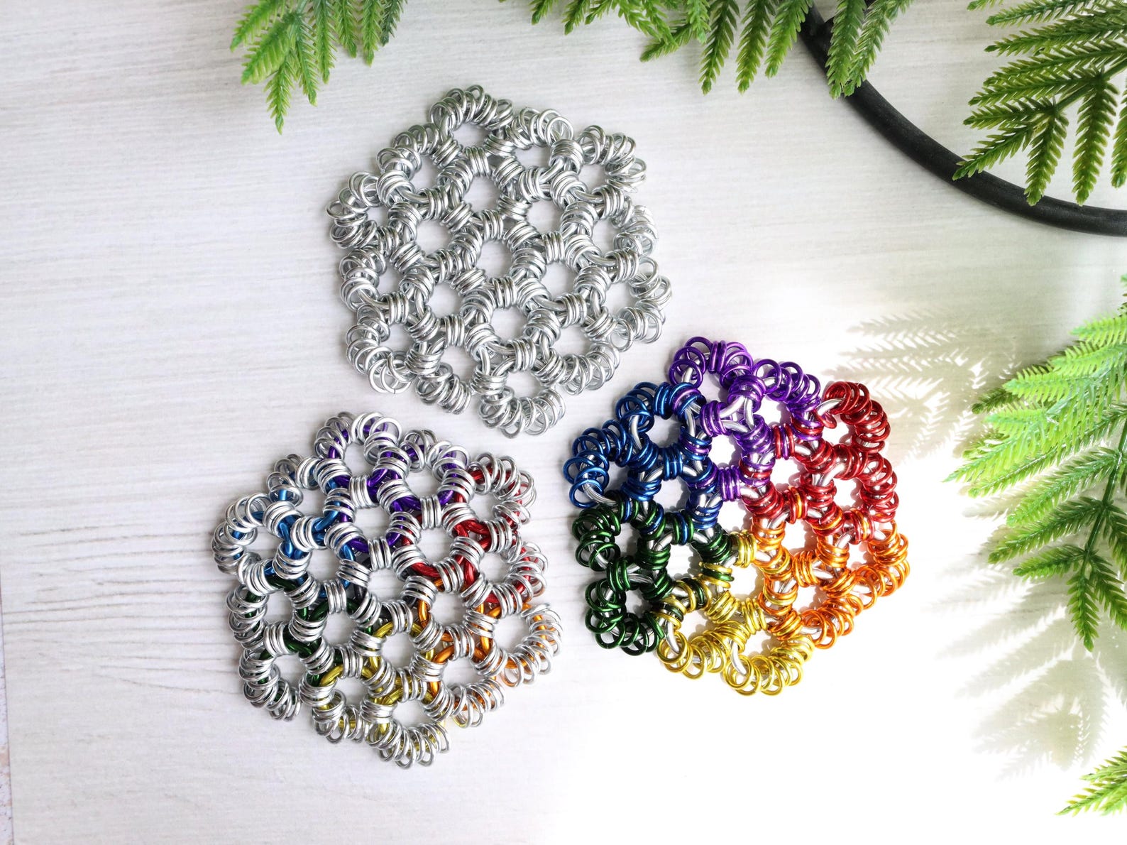 Chainmail Fidget Toy Tutorial - Beginner Japanese Weave Metal Craft ...