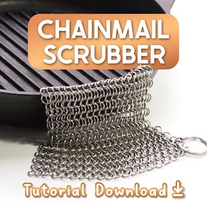 Chainmail Scrubber Tutorial - Beginner Metal Craft Guide (PDF Download)