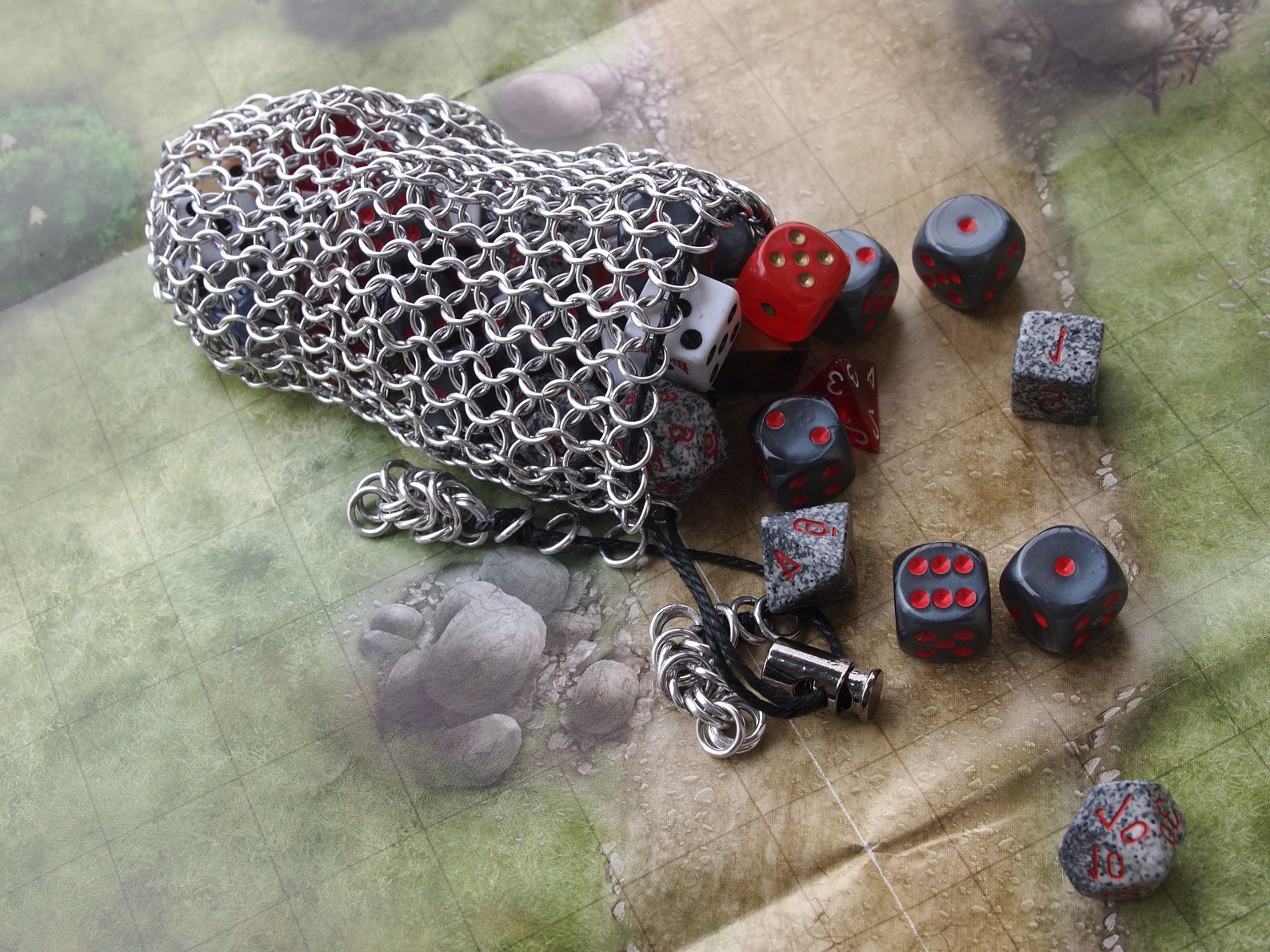 DIY Chainmail Dice Bag Kit DIY Craft Kit with Tutorial and Etsy