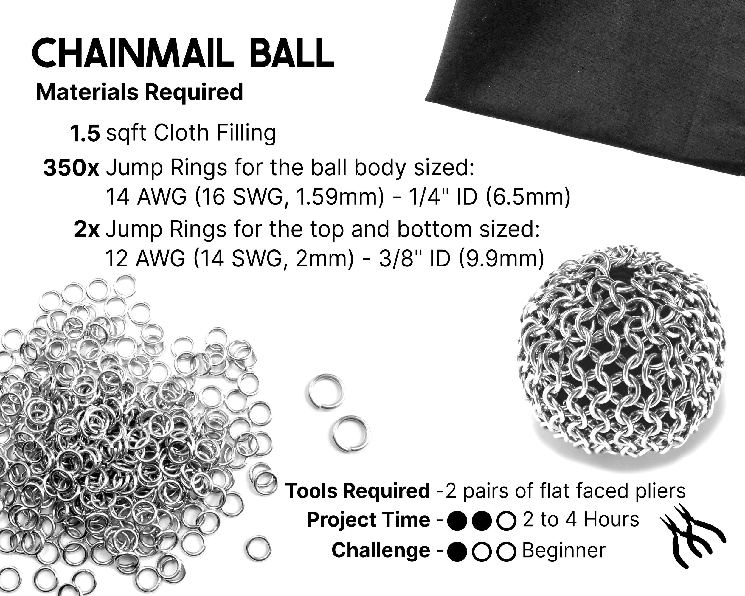 Chainmail Ball Tutorial - Beginner Metal Fidget Toy Craft Guide (PDF ...