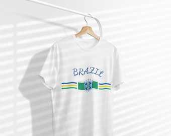 Brazil Football Legends XI T-Shirt | All-Time Starting Lineup Soccer Tee | World Cup 2026 Neymar