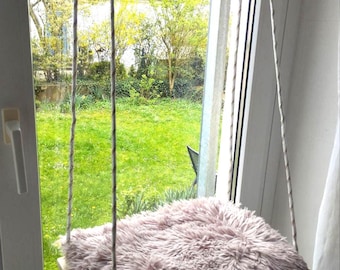Cat lounger, pet, pet supplies, window shelf, cat hammock, cat window perch, pet furniture, cat bed