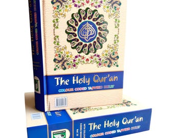 Colour Coded Holy Quran: Persian Urdu Script, Tajwid Rules