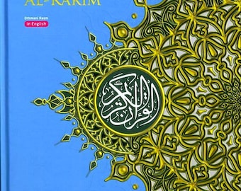 Maqdis A4 Large Al Quran Al Kareem Word-by-Word Translation Colour Coded Tajweed Blue