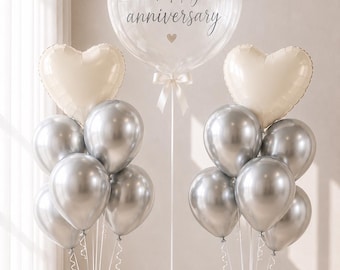 Palloncino a bolla personalizzato / Palloncino con nome personalizzato / Palloncino trasparente con adesivo in vinile / Palloncino di compleanno / Decorazione per baby shower