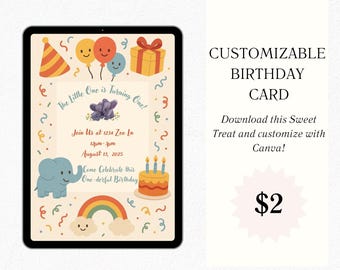 Customizable Social Media / Reels / Instagram Card Digital Download for Children / Youth