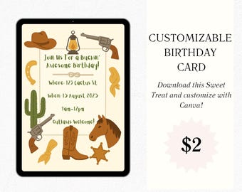 Rootin-Tootin Social Media / Reels / Instagram Card Template with Download Link