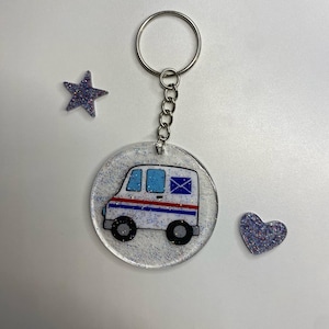Mail carrier keychain