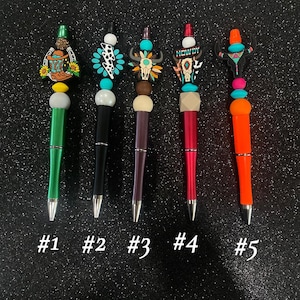 Western beaded pens