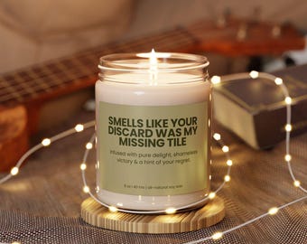 Funny Mah Jongg Candle Gift for Mahjong Lovers and Mahjong Hostess Gift Smells Like the Perfect Gift for Mahj