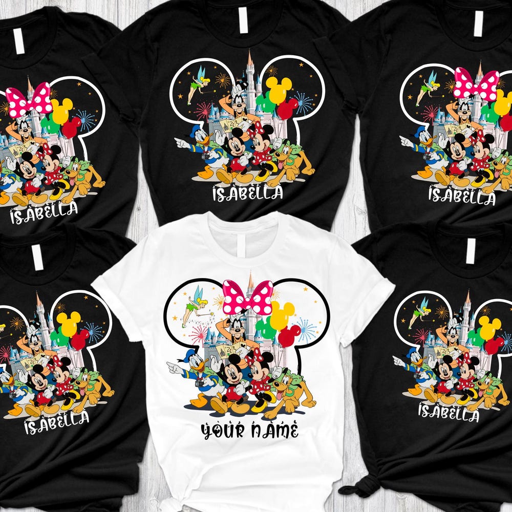 Snorider Design Birthday, Disney Shirts, Disney Gifts, Disney Tshirt, Disney Characters, Disney Birtday Trip, Disney Birthday, Disney Birthday Shirt, Disney