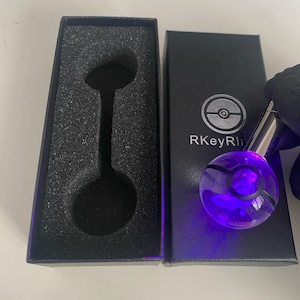 Mewtwo-Inspired Keyring - Cute Mewtwo Monster Keychain