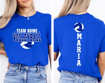 Custom Senior Volleyball Shirt With  Name& Team Name, Senior Volleyball Shirt,2027 Senior Name Shirt, Game Day Shirt, Volleyball Lover Gift
