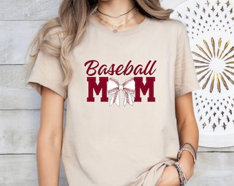 Baseball Mom T-Shirt, Game Day Shirt, Baseball Mom Gift, ,Baseball  Lover Gift