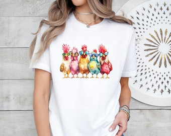 Funny Chicken T-Shirt, Funny Farm Animal Shirt, Mothers Day Chicken Shirt,Animal Shirt,Funny  Farm Shirt,Farmer Shirt,Gift For Chicken Lover