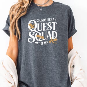 Fourth Wing Quest Squad T-Shirt, Basgiath War College T-Shirt, Fourth Wing Shirt, Book Lover Shirt, Fantasy Reader Shirt, Dragon Lover Gift