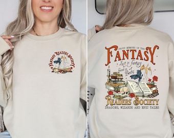 Fantasy Readers Book Sweatshirt, Fantasy Reader Sweatshirt, Dragon Rider Sweater ,Fourth Wing Hoodie, Fantasy Bookish  Hoodie, Bookish Gift