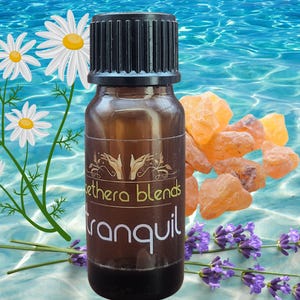 Tranquil, Natural Calming Essential Oil Blend | Stress Relief, Relaxation, Calm | Bath Oil, Room Spray, Diffuser Oil, Aromatherapy Oil