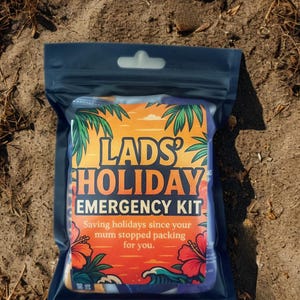 Lads Holiday Emergency Kit: Hangover Survival Pack, Stag Do Gift