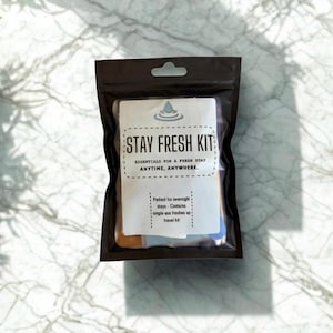 Travel Freshen-Up Kit: Single-Use Hygiene Essentials