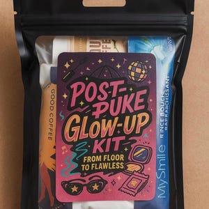 Hangover Survival Kit | Party Recovery Essentials | Gift for Friends | Festival Weekend Kit