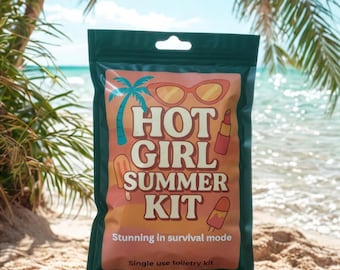 Kit de verano para chicas atractivas: paquete de viaje refrescante / Imprescindibles para festivales, bodas, despedidas de soltera y salidas nocturnas