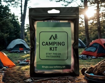 Camping Toiletry Kit: Freshen Up Essentials Travel Pack