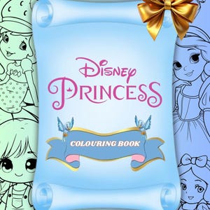 Disney princess colouring book
