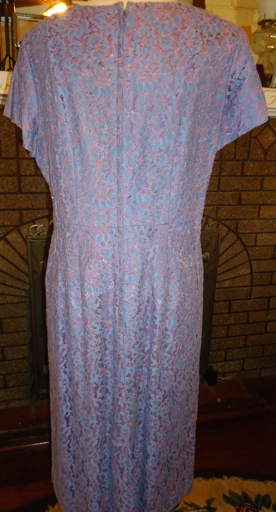 Vintage, Lacey Cocktail Dress - image 2