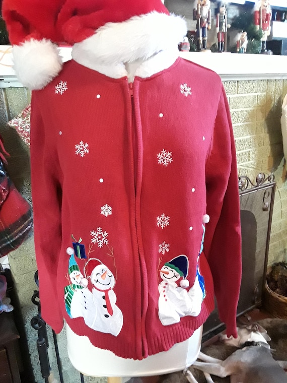Snowman "Ugly" Christmas Sweater