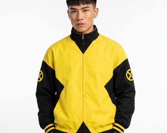 Handmade Inspired by X-Men 97 S2 Cyclops Cosplay Bomber Jacket | Scott Summers Cyclops Jacket