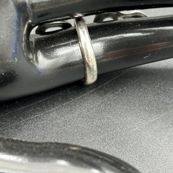 Silver Snake Wrap Ring Adjustable Gothic Reptile … - image 2