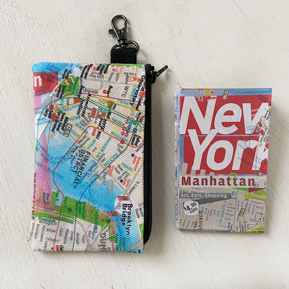 NYCマップポーチ：ブルックリン＆ダウンタウンTerramapsデザイン 