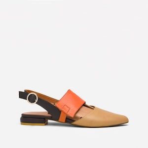 Handgefertigte Damenledersandalen