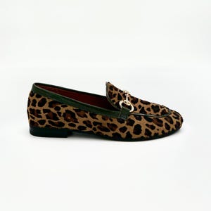 Pony Hair Leopard & Leather Loafers – A Statement of Bold Elegance