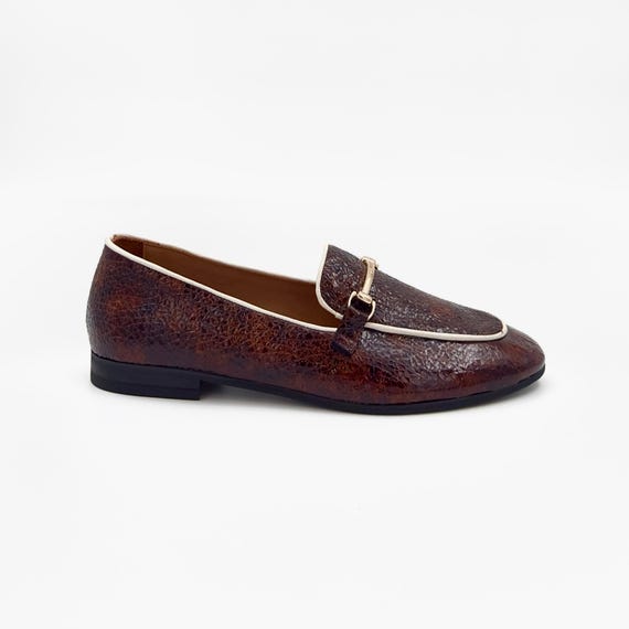 Elegant Brown Textured Loafers Unmatched Elegance With Brown Men main image 2