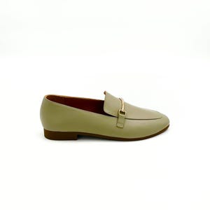 Olive Leather Loafers – Timeless Elegance & All-Day Comfort