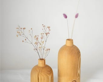 木製花瓶（3個セット） - Etsy 日本
