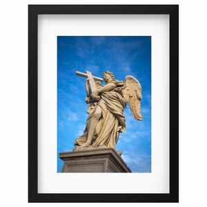 Stampa Fotografica Fine Art - Angelo su Ponte Sant'Angelo, Roma