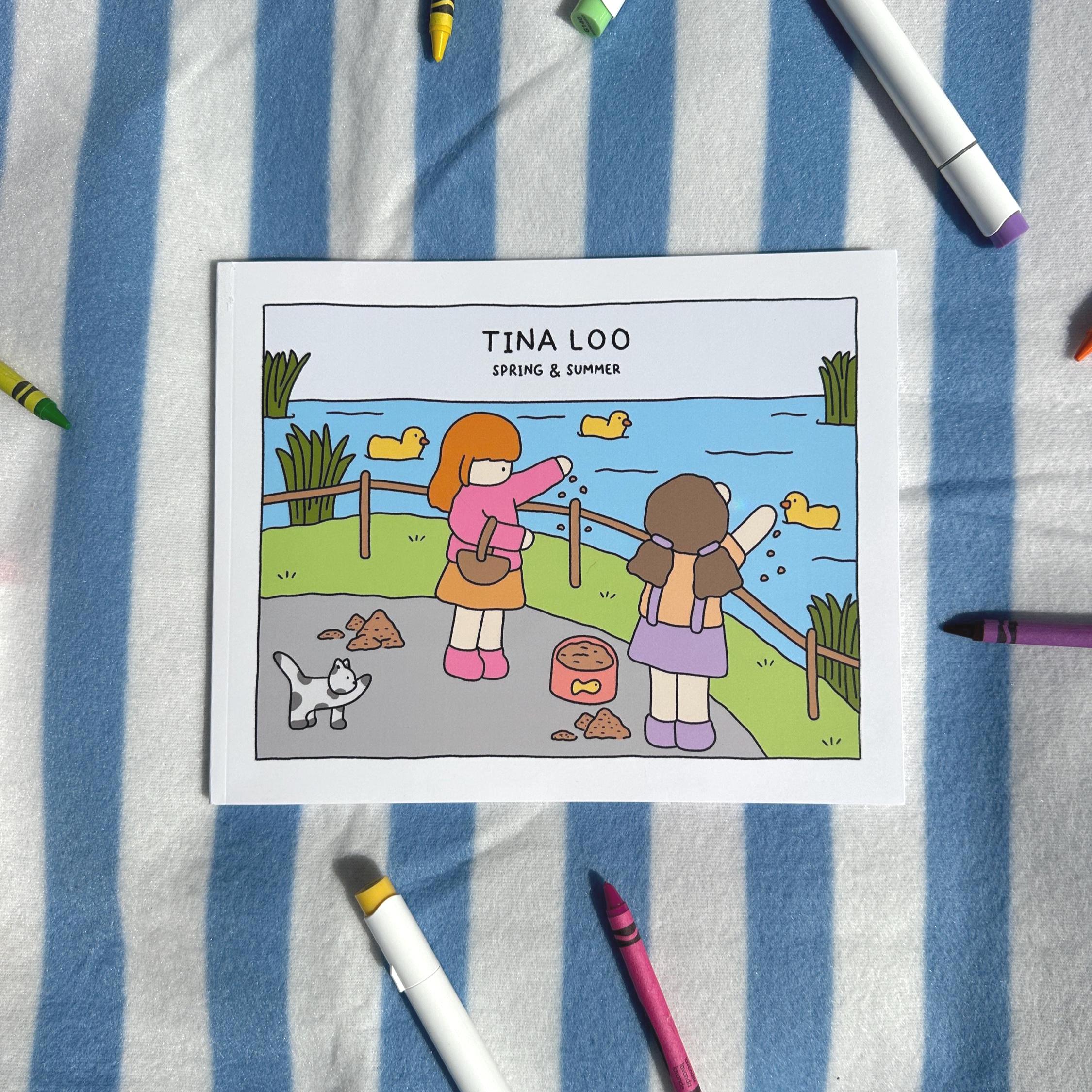 TinaLooArt Spring & Summer Coloring Book Vol. 2 - 20+ pages