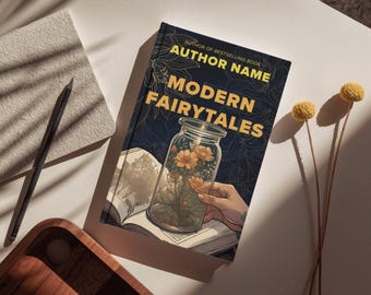 Modern Fairytales ebook cover - Editable Canva Template, Instant Download, KDP Book Cover, Ebook Cover for Self-Publishing, Fiction Premade