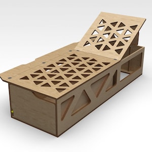 Alpha FlexBed V2 – CNC FILE – Single Bed Space-Saving Sleeping & Lounging Solution