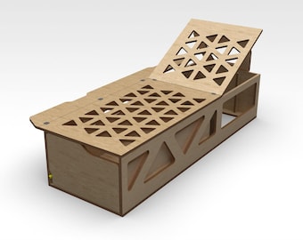 Alpha FlexBed V2 – CNC FILE – Single Bed Space-Saving Sleeping & Lounging Solution