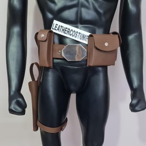 Star Wars DL-44 Bespin Luke Skywalker ESB Holster Belt Pouches Rig | Meets 501st CRL Rebel Legion Approved Jedi Knight Master Cosplay Acc