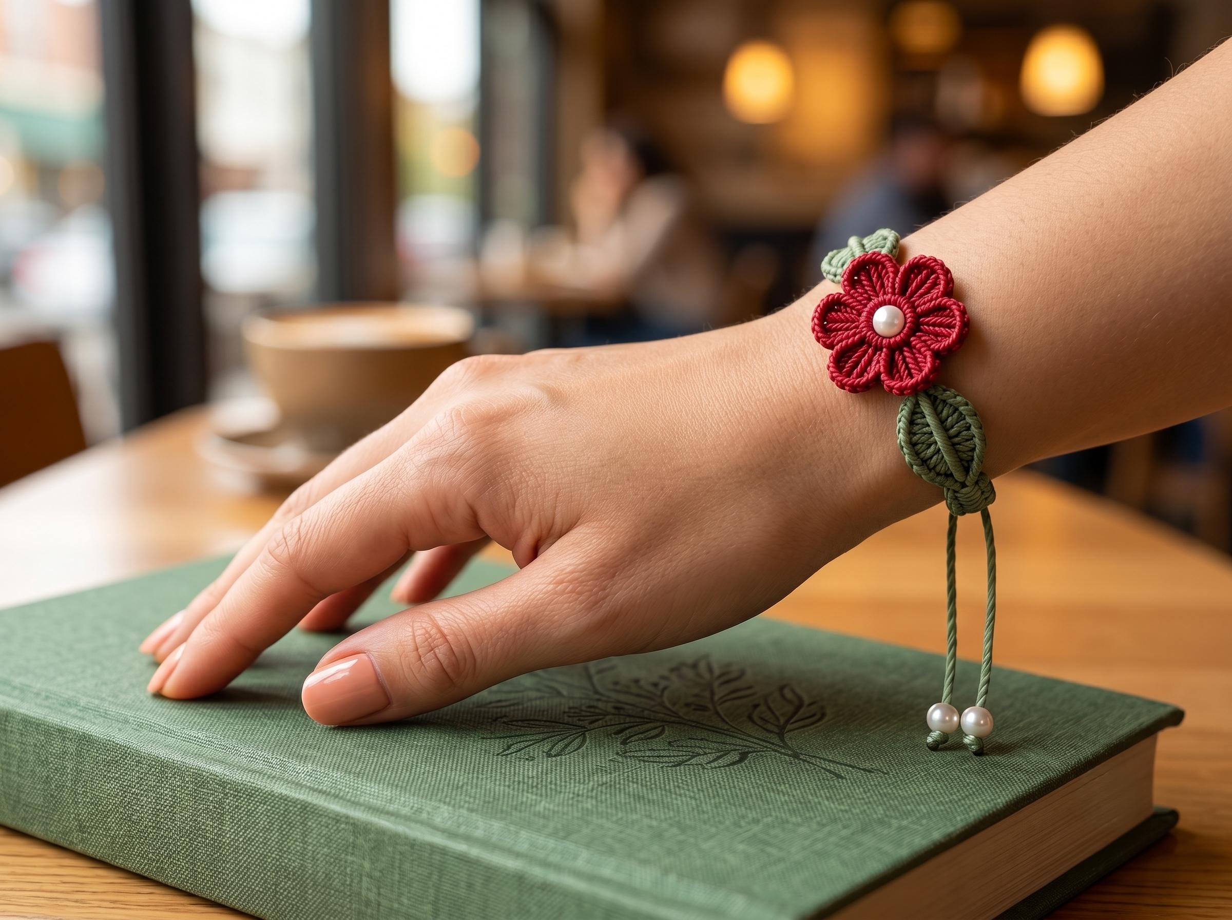 Flower bracelet - Etsy 日本