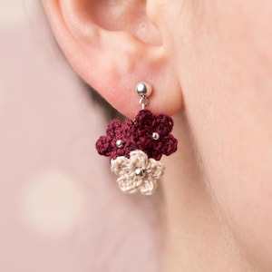 Crochet Flower Earring Pattern | DIY Beaded Boho Jewelry Tutorial | Summer Accessory Craft | PDF Gift (Digital Download)