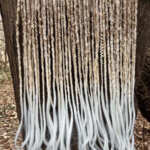 Blonde Ombre Synthetic Dreads: Boho Dreadlock Extensions