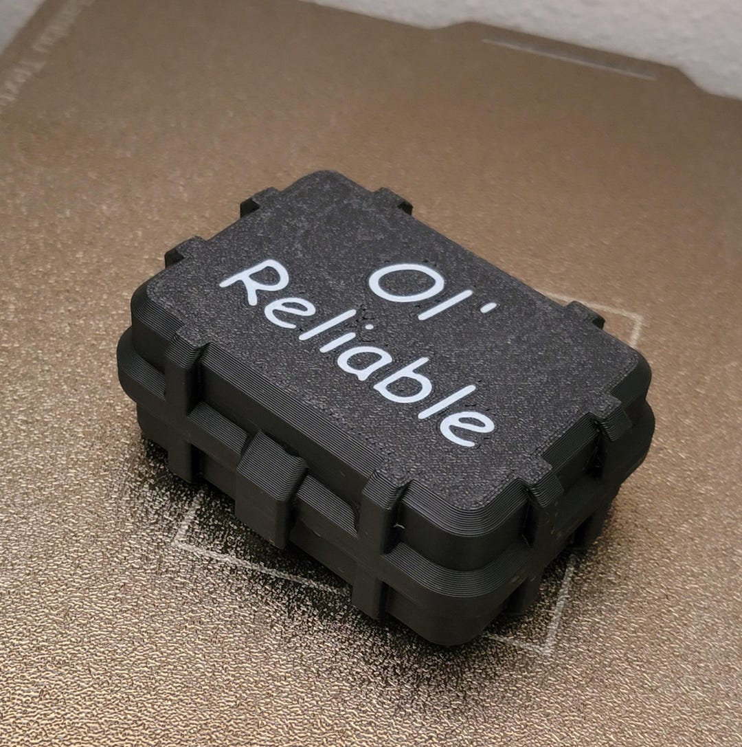 Ol' Reliable 3D Printed Fishing Bait Case Single Lure Protector, Tackle Box Accessory - Etsy Ol' Reliable 3D Printed Fishing Bait Case Single Lure Protector, Tackle Box Accessory - Etsy