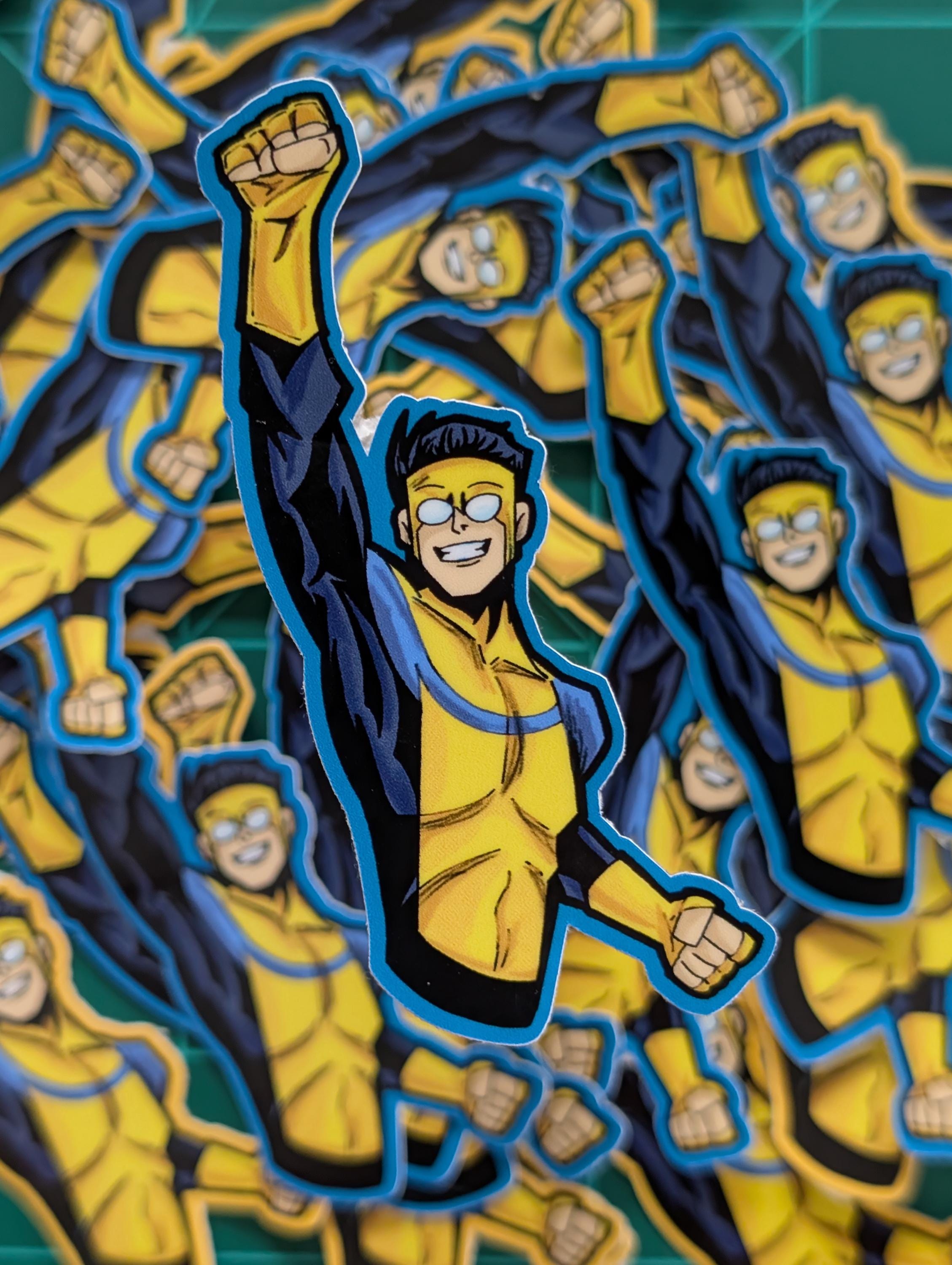 INVINCIBLE STICKER // Weather Proof // Vinyl 3.5